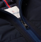 Moncler - Webbing-Trimmed Shell Hooded Down Jacket - Men - Navy