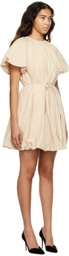 Renaissance Renaissance Beige Limi Minidress