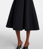 Marni Cotton-blend jersey midi dress
