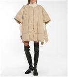 Jil Sander - Quilted down cape