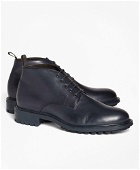 Brooks Brothers Men's 1818 Footwear Lug-Sole Leather Chukka Boots | Navy