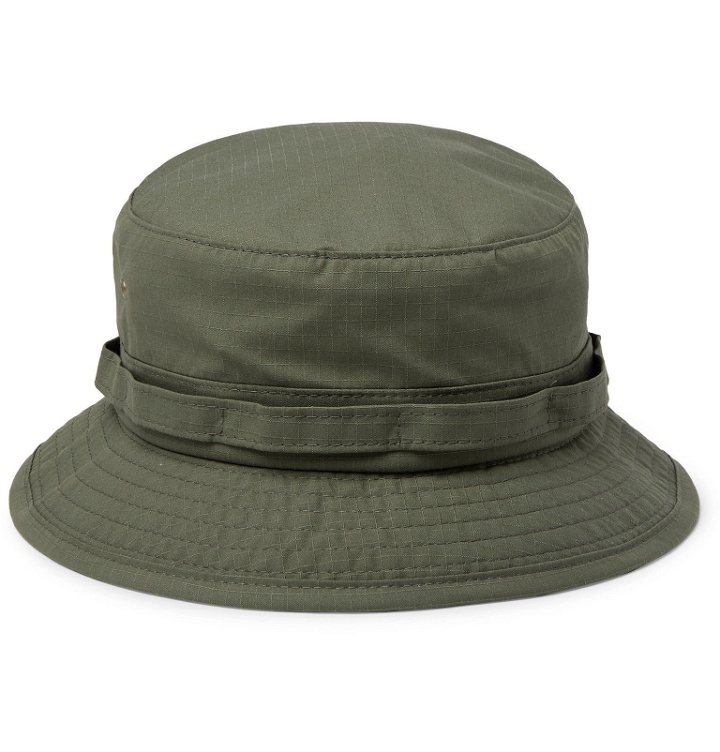 Photo: Beams Plus - Cotton-Blend Ripstop Bucket Hat - Green