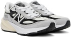 New Balance Off-White & Gray Made in USA 990v6 Sneakers