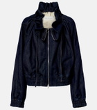 Dries Van Noten Denim bomber jacket