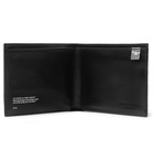 Off-White - Striped Pebble-Grain Leather Billfold Wallet - Men - Black