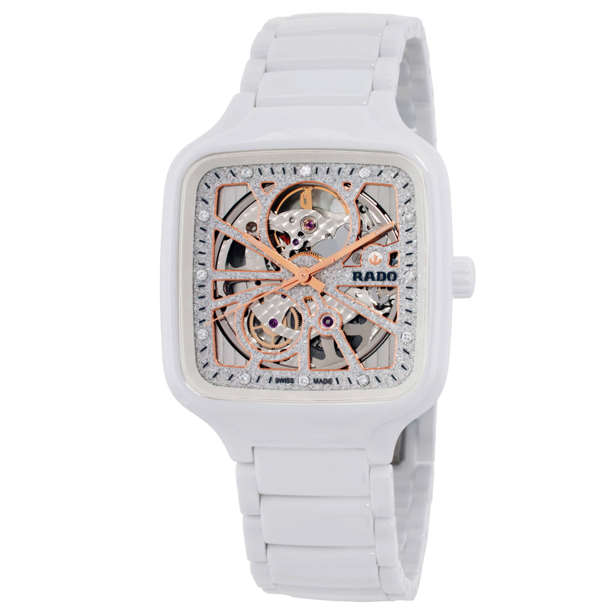 Rado True Square Open Heart Automatic Diamond Watch R27073722