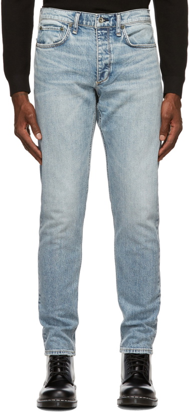 Photo: rag & bone Blue Distressed Fit 2 Jeans