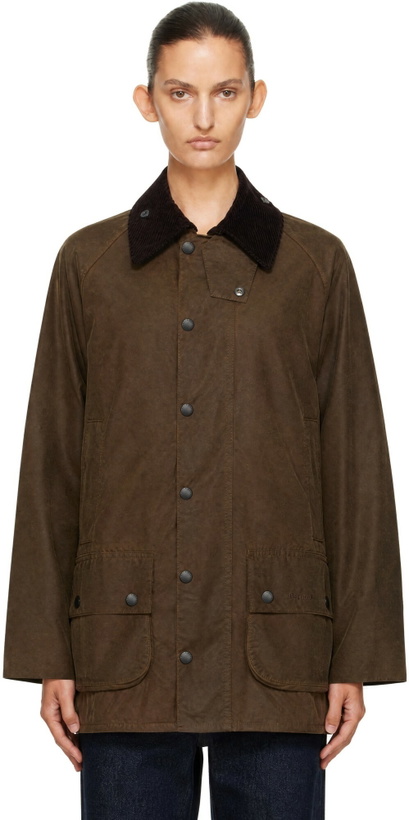 Photo: Barbour Brown Beaufort Waxed Jacket