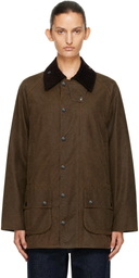 Barbour Brown Beaufort Waxed Jacket