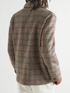 Barena - Houndstooth Virgin Wool Shirt Jacket - Neutrals