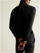 Paul Smith - Merino Wool Polo Shirt - Black