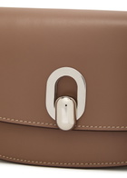 Savette Tondo Leather Shoulder bag - Taupe - One Size