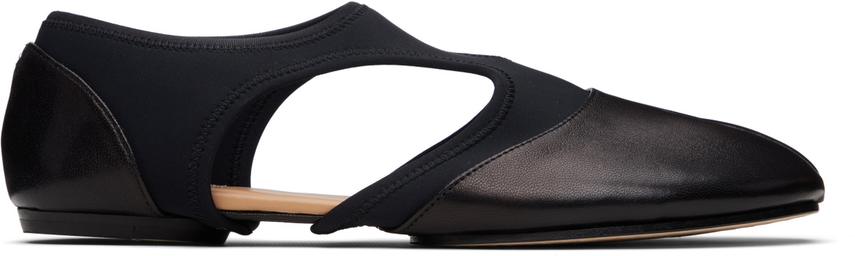 Maison Margiela Black Tabi Jazz Loafers