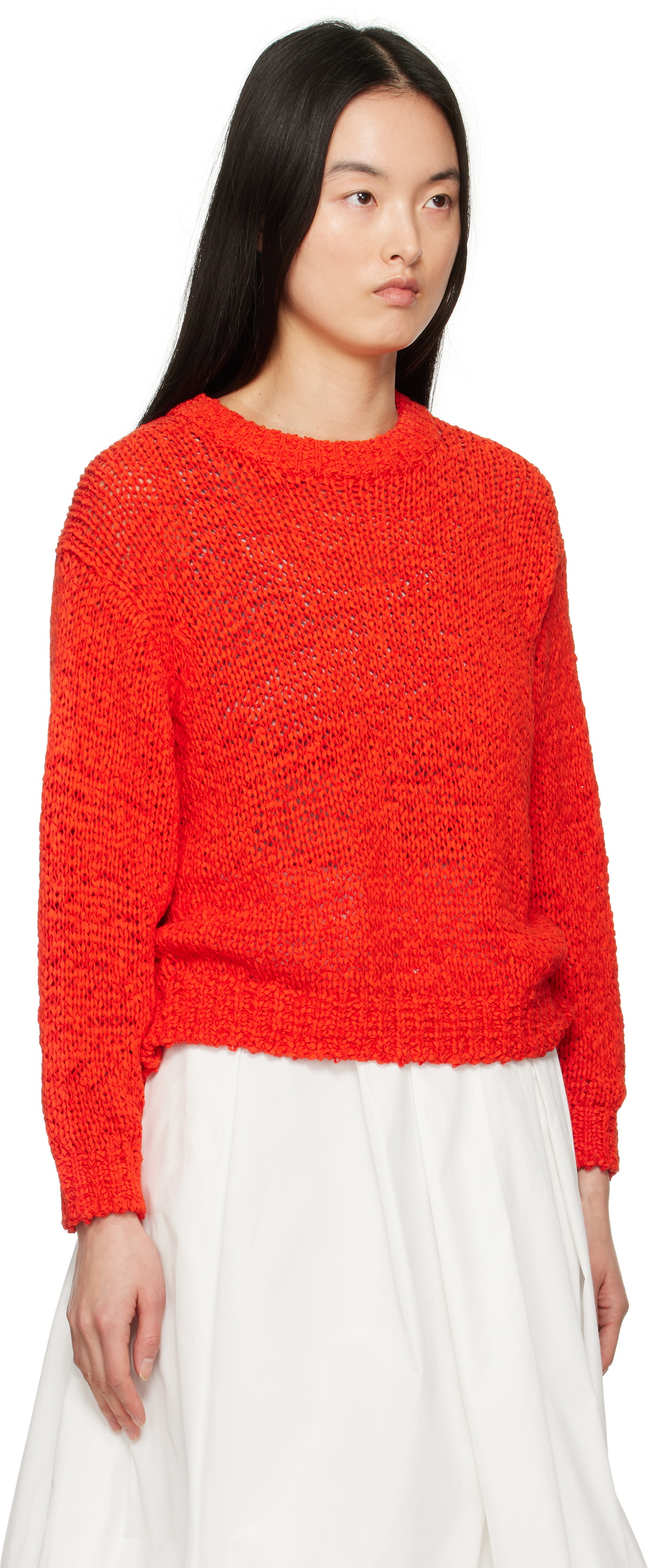 Staud Orange Cala Sweater