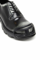 Diesel D-Hammer-Derby shoes in shiny two-tone leather - Lace Ups and Clogs Mens in Multicolor