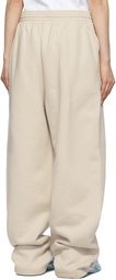 Balenciaga Beige Baggy Lounge Pants