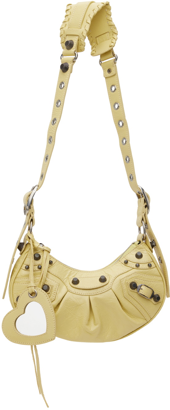 Balenciaga Yellow 'Le Cagole XS' Bag