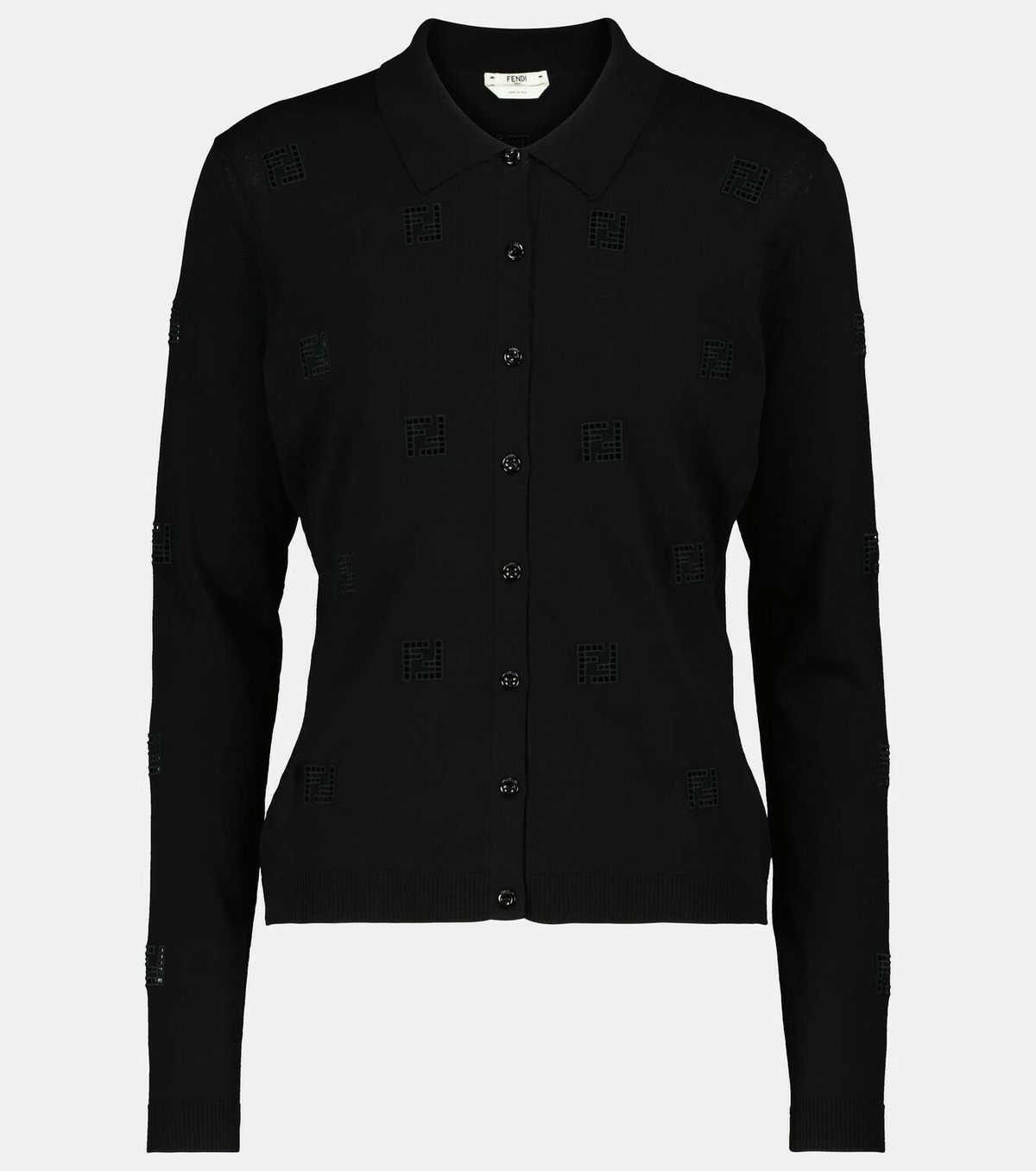 Fendi FF cotton cardigan