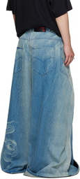 LU'U DAN Blue CLOT Edition MAXI X MAXI X MAXI Jeans