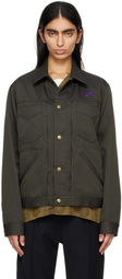 NEEDLES Gray Penny Denim Jacket