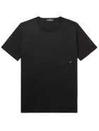 Stone Island Shadow Project - Printed Cotton-Jersey T-Shirt - Black