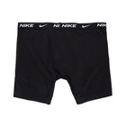 Nike Three-Pack Black Cotton Everyday Boxer Briefs