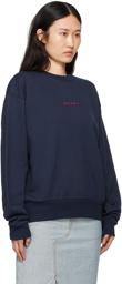 Marni Navy Printed Sweatshirt