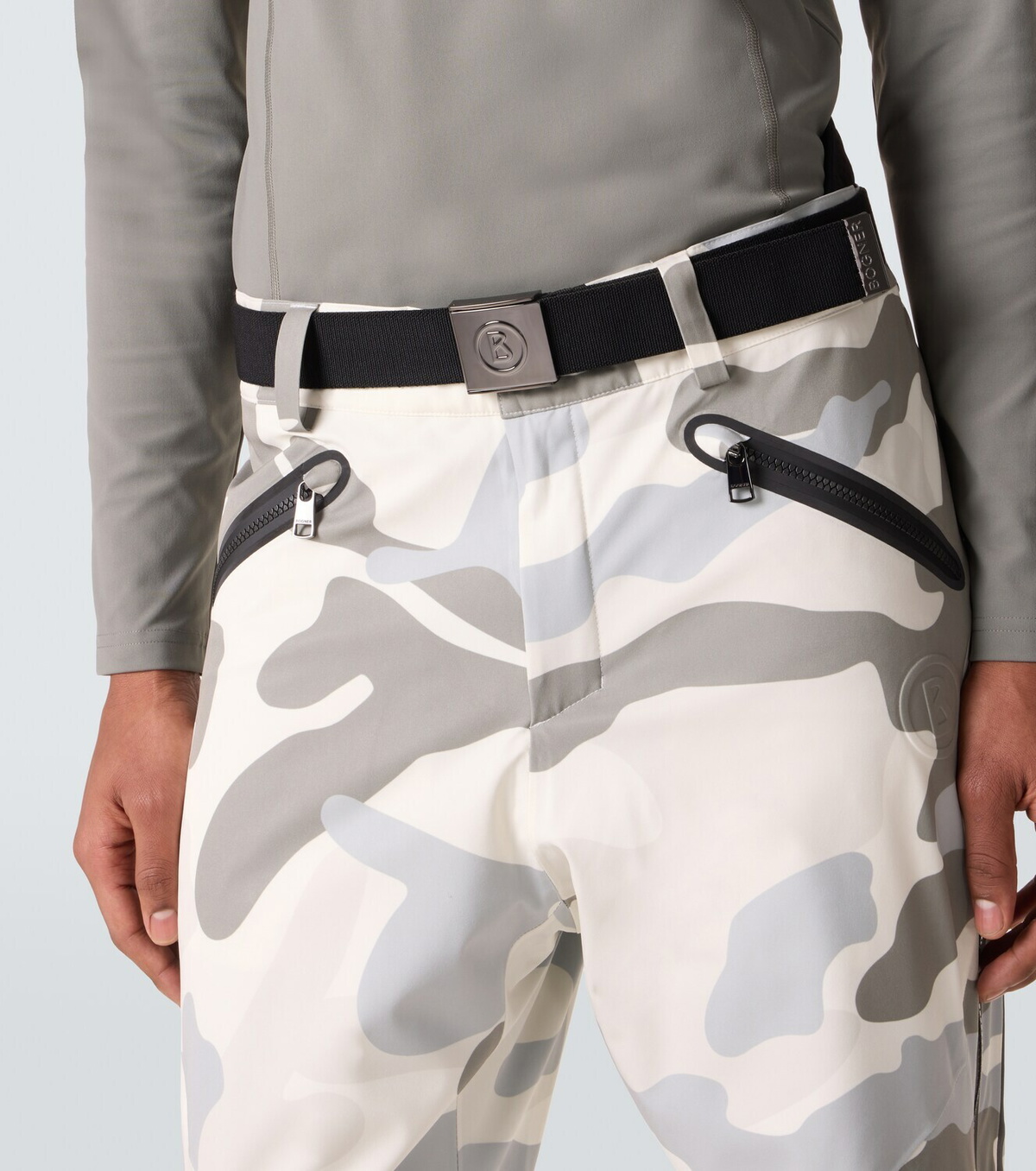 Bogner Tim belted camouflage ski pants