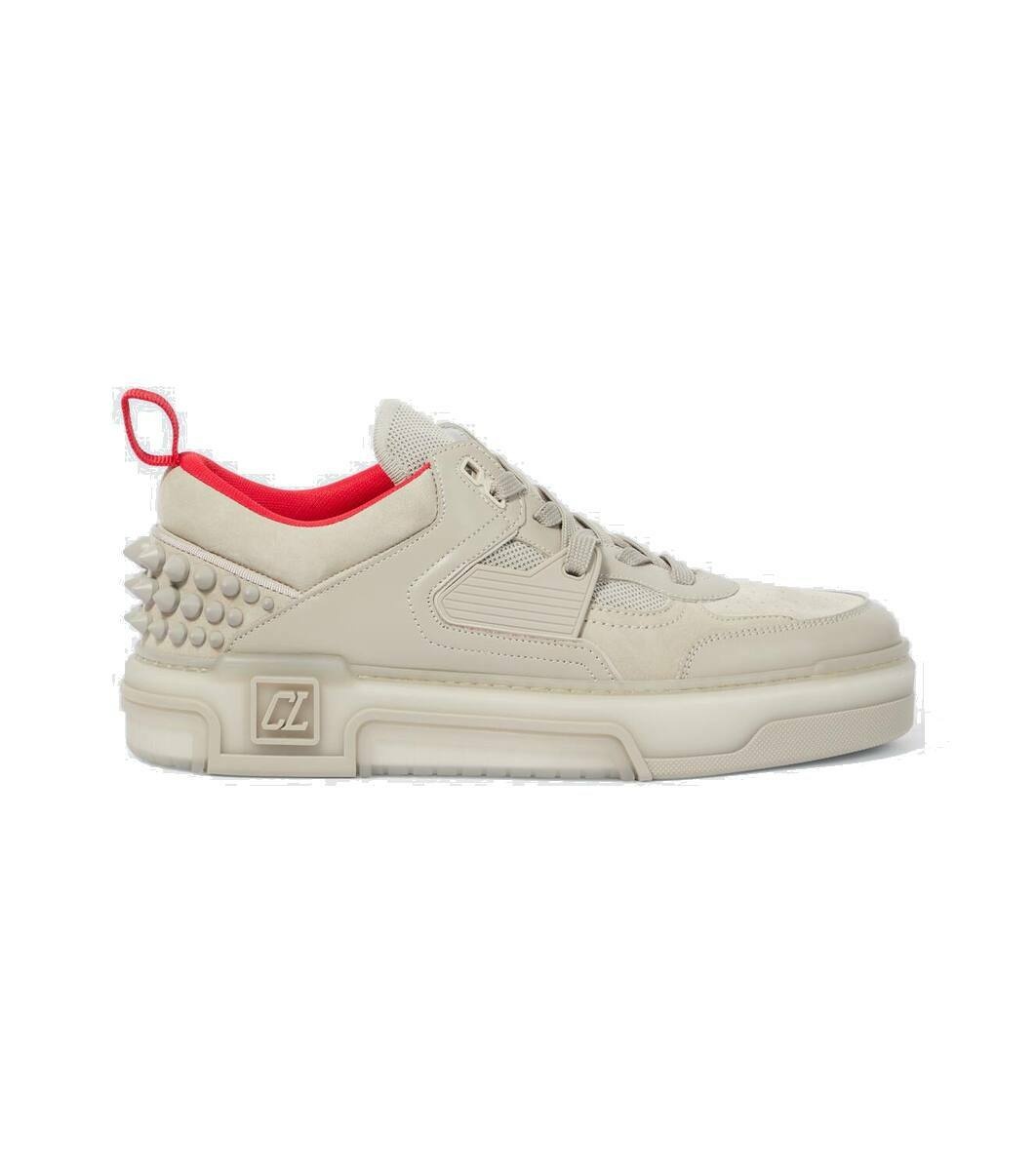Photo: Christian Louboutin Astroloubi leather and suede sneakers