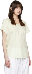 LEMAIRE Yellow Cotton T-Shirt