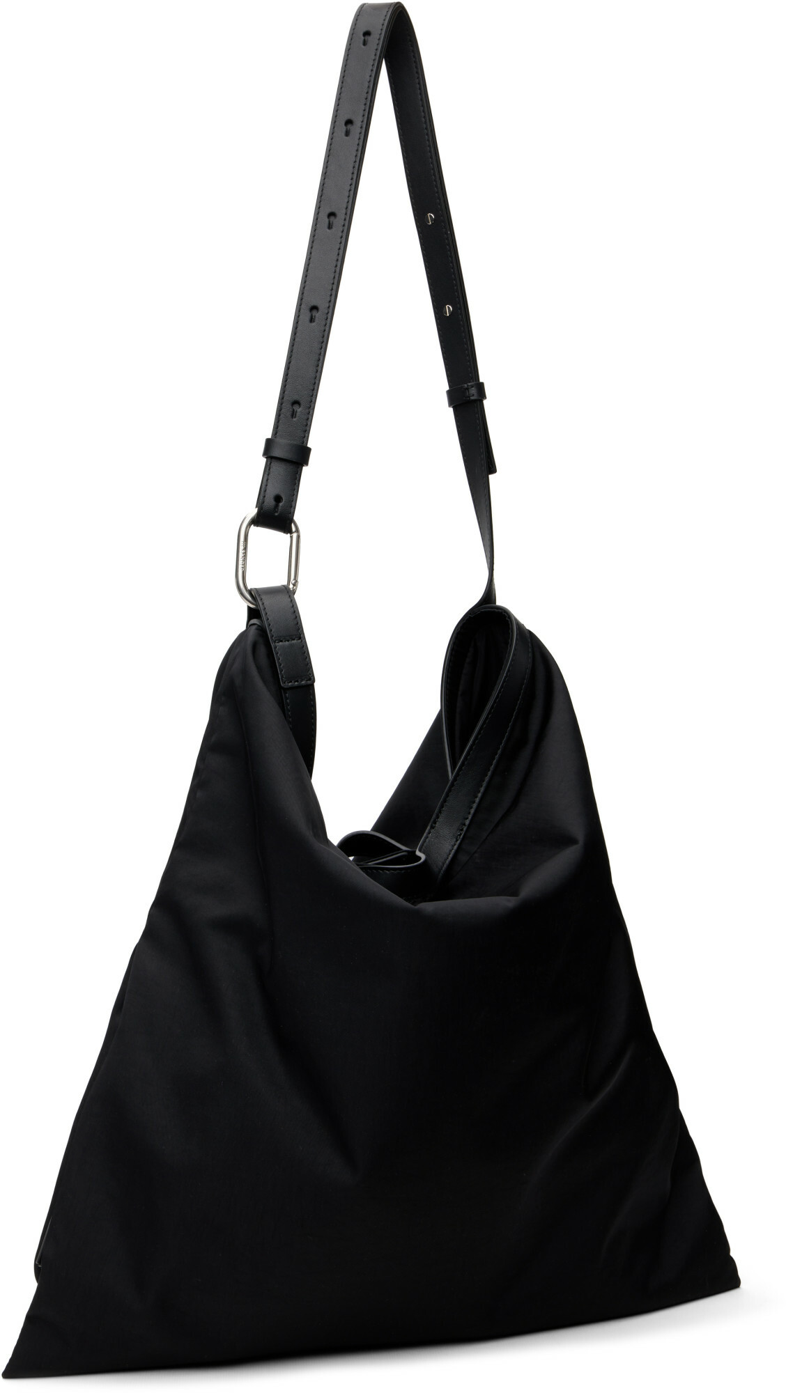 Jil Sander Black Soft Rolled Bag