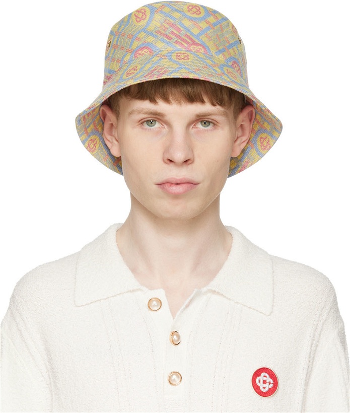 Photo: Casablanca Multicolor Wool Bucket Hat