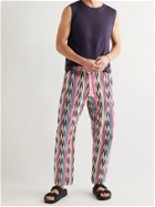 ISABEL MARANT - Iago Striped Cotton-Jacquard Drawstring Trousers - Neutrals