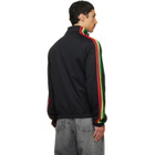 Palm Angels Black Classic Logo Vintage Track Jacket