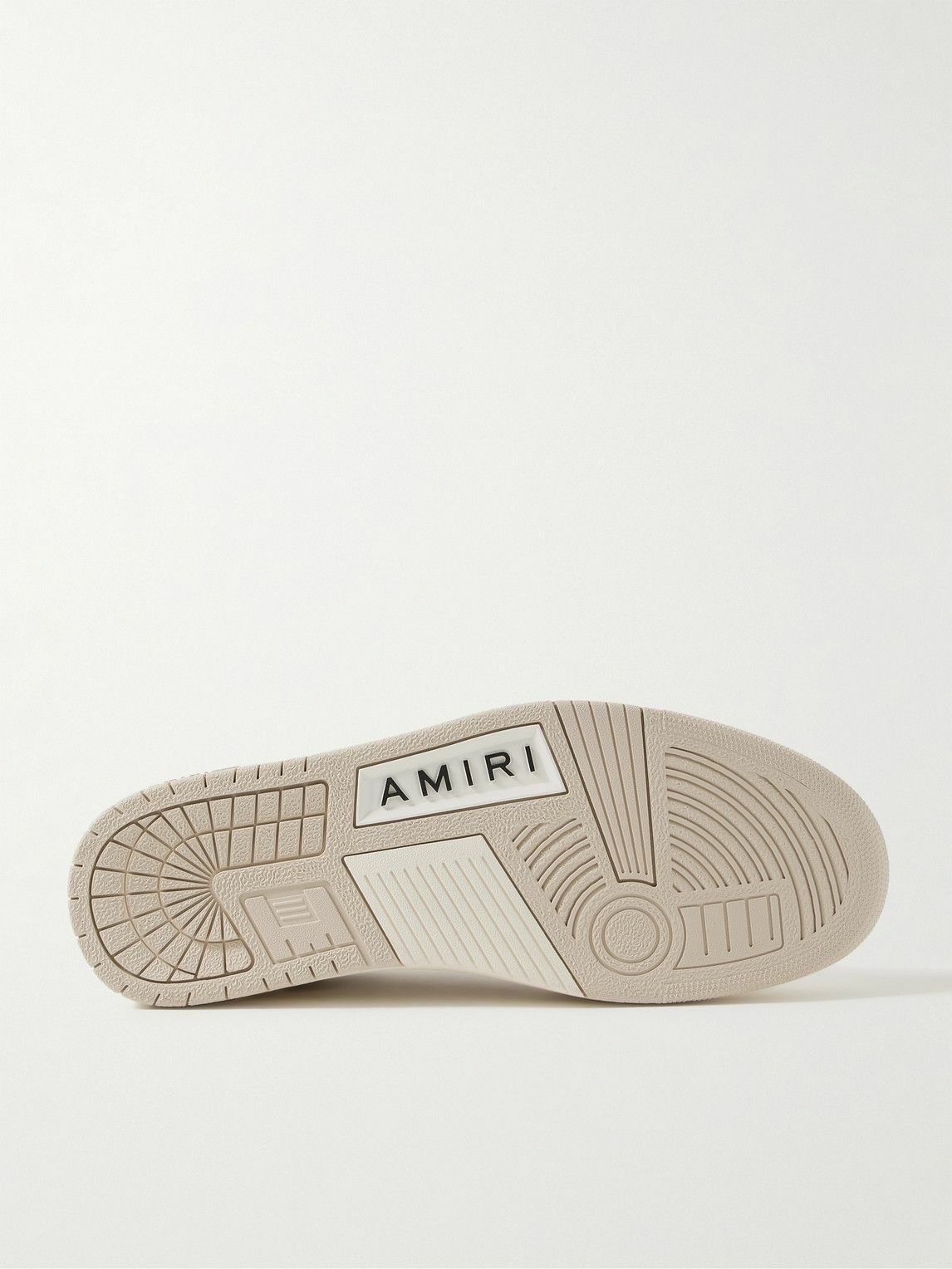 AMIRI - Skel-Top Metallic Bouclé and Leather Sneakers