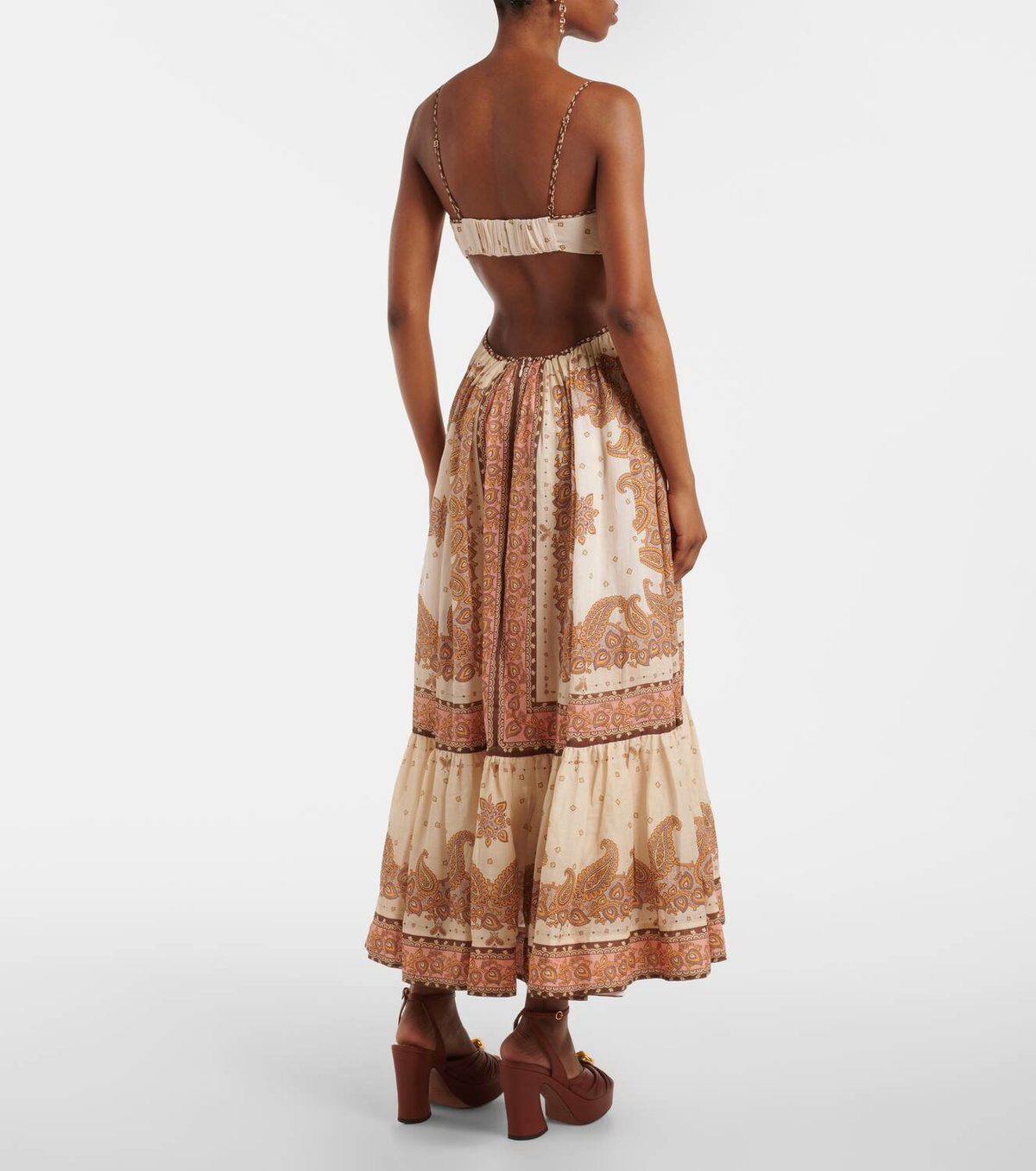 Zimmermann Maxine paisley ramie maxi dress Zimmermann