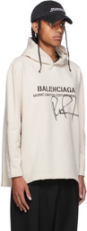 Balenciaga Off-White RuPaul Edition Cropped Hoodie