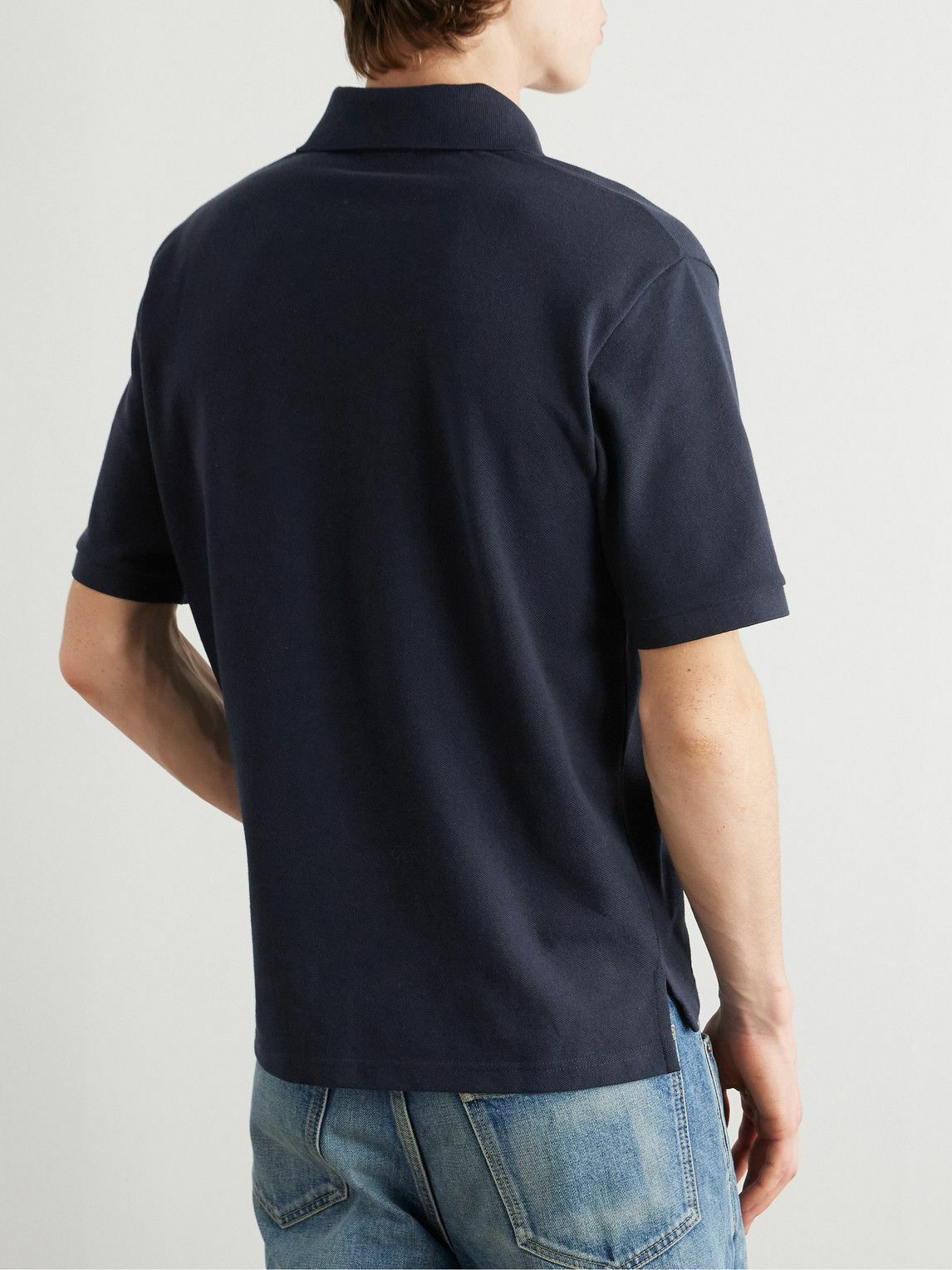 Tシャツ・カットソー SAINT LAURENT Cotton blend polo shirt with logo Nero Women's Saint Laurent T-shirts | Lyst