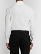 The Row - White Neil Slim-Fit Double-Cuff Cotton-Poplin Shirt - White