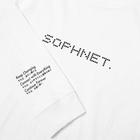 SOPHNET. x Tatsuo Miyajima Long Sleeve Time C-1 Substrate Tee