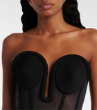 Jean Paul Gaultier Mesh corset bodysuit