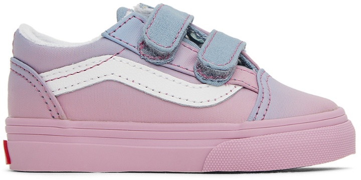 Photo: Vans Baby Purple & Pink Old Skool V Sneakers