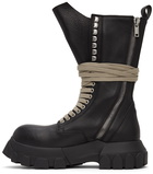 Rick Owens Black Bozo Tractor Boots