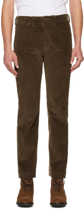 Photo: RRL Brown Straight Leg Trousers