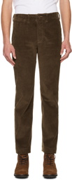 RRL Brown Straight Leg Trousers