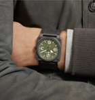 Bell & Ross - BR 03-92 Military Type 42mm Ceramic and Rubber Watch, Ref. No. BR0392‐MIL-CE - Green