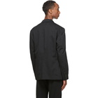 Comme des Garcons Homme Black Wool Twill Blazer