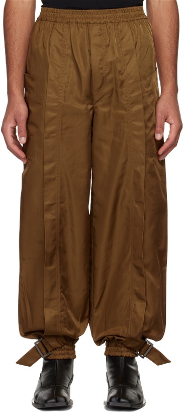 Photo: Situationist SSENSE Exclusive Brown Cargo Pants