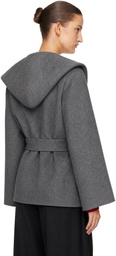 R2W Gray Jasper Half Hoodie CT Jacket