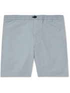 Club Monaco - Straight-Leg Cotton-Blend Ripstop Shorts - Blue